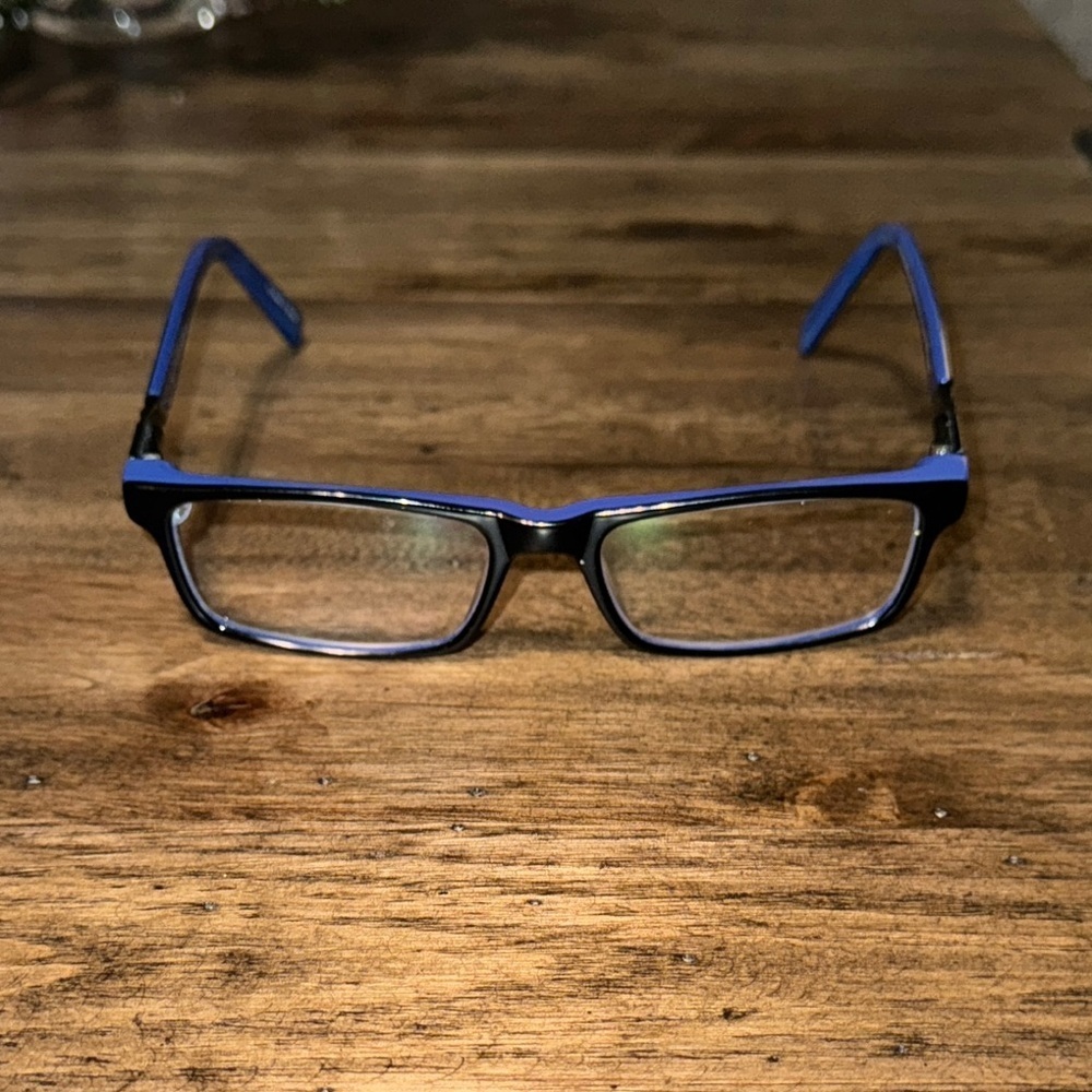 COLOURS BY ALEXANDER JULIAN MOCKADO Stylish Blue Rectangular Eyeglasses Glasses